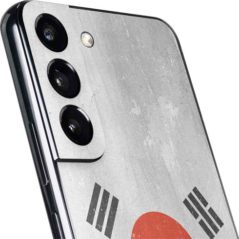 South Korean Flag Distressed Galaxy S22 Plus Skin